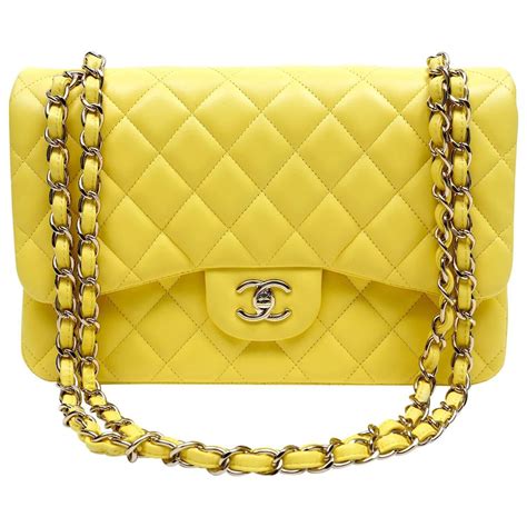 sac jaune chanel|Chanel handbags online.